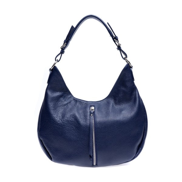 Синя кожена чанта Beatrice - Roberta M
