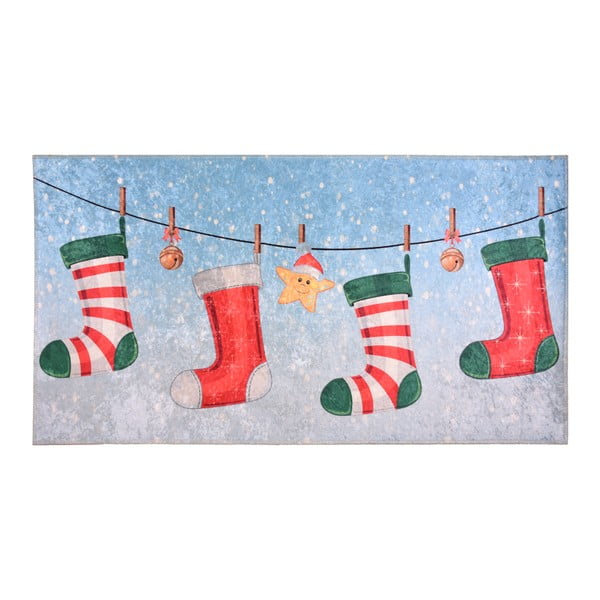 Килим Коледни чорапи, 80 x 150 cm - Vitaus