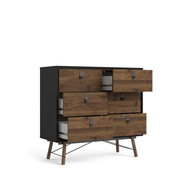 Тъмнокафяв скрин , 102 x 95 cm Ry - Tvilum-image-4