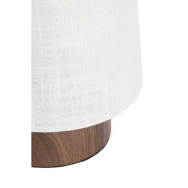 Кремава метална настолна лампа с текстилен абажур (височина 42 cm) Howie – Light & Living-image-2