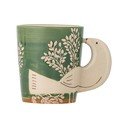 Зелена керамична чаша за капучино 260 ml Hezha – Bloomingville