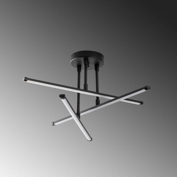 Черно LED осветително тяло за таван 26x51 cm Umut – Opviq lights-image-1