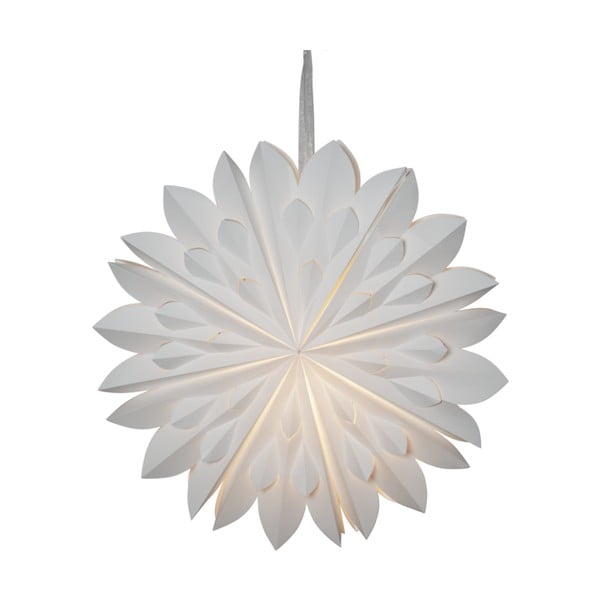 Бяла коледна украса , ø 60 cm Clipp - Star Trading