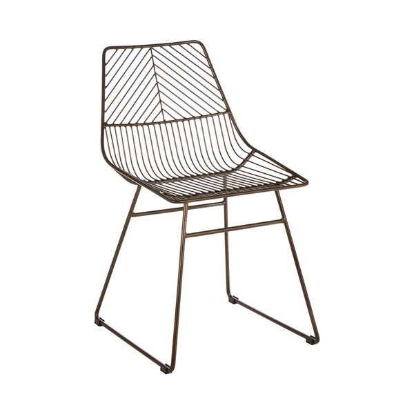 Метален трапезен стол в бронзов цвят District – Premier Housewares