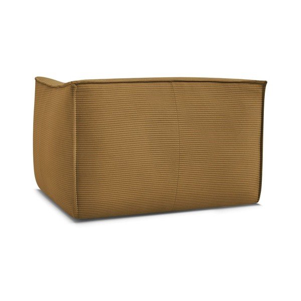 Кресло от рипсено кадифе в цвят горчица Giorgia – Bobochic Paris-image-3