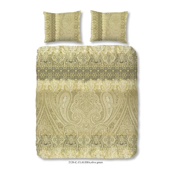 Muller Textiels Спално бельо за двойно легло Massika от памучен сатен, 200 x 200 cm - zouzou