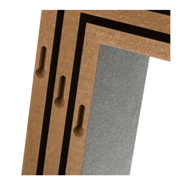 Черни рафтове в комплект от 3 броя - Casa Selección-image-1