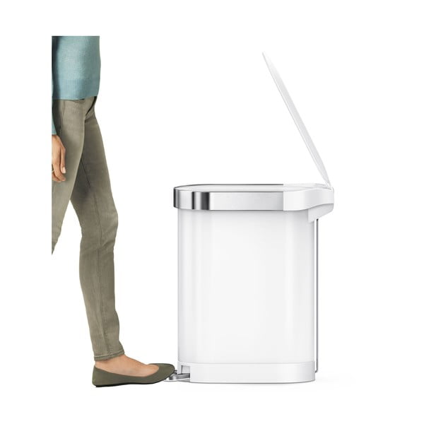 Стоманен кош за отпадъци с педали 45 л - simplehuman-image-4