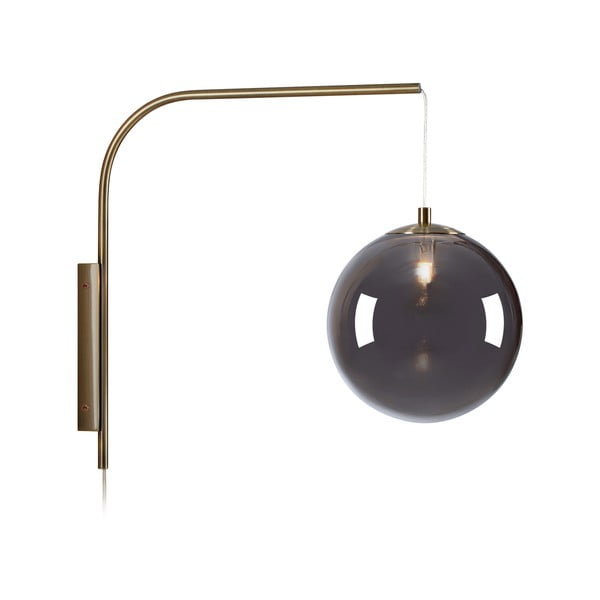 Стенна лампа в черно-бронзов цвят (дължина 47,5 cm) Dione - Markslöjd