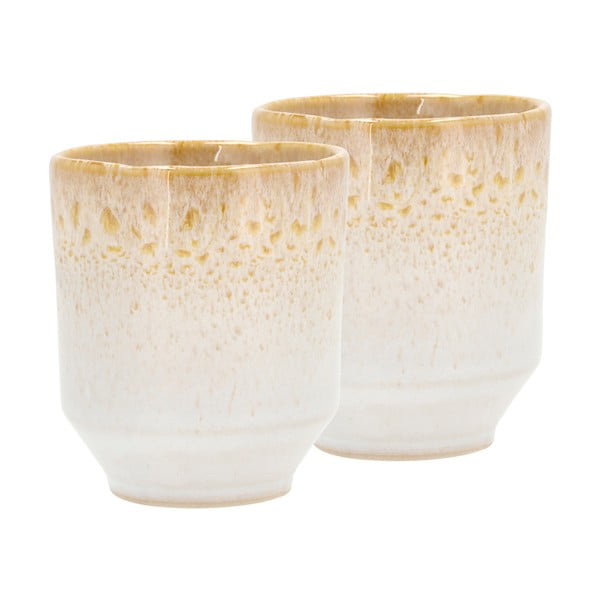 Кремави чаши за еспресо от керамика в комплект от 2 чаши от 80 ml Styles - Villa Collection