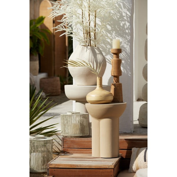 Метална кръгла странична масичка ø 46 cm Mikola – Light & Living-image-1