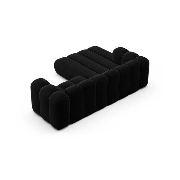 Антрацитен ъглов диван (ляв ъгъл) Lupine – Micadoni Home-image-3