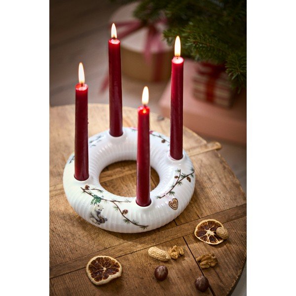 Порцеланов адвент свещник с коледен мотив Hammershøi Christmas – Kähler Design-image-3