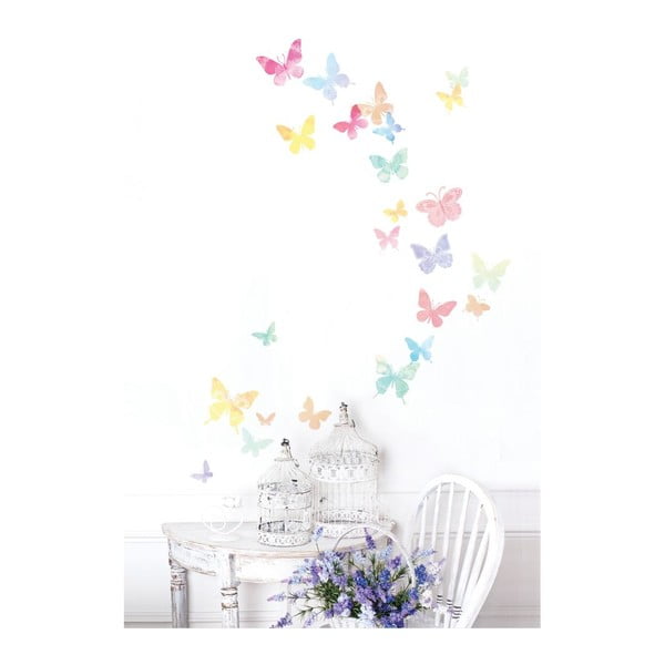Комплект от 24 артистични стикера с пеперуди - Ambiance-image-4