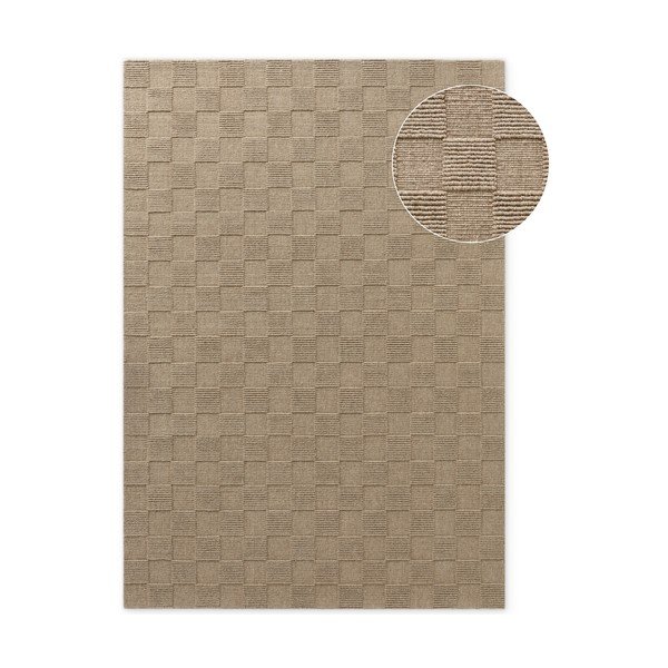 Кафяв ръчно изработен вълнен килим 120x170 cm Scala – Villeroy&Boch