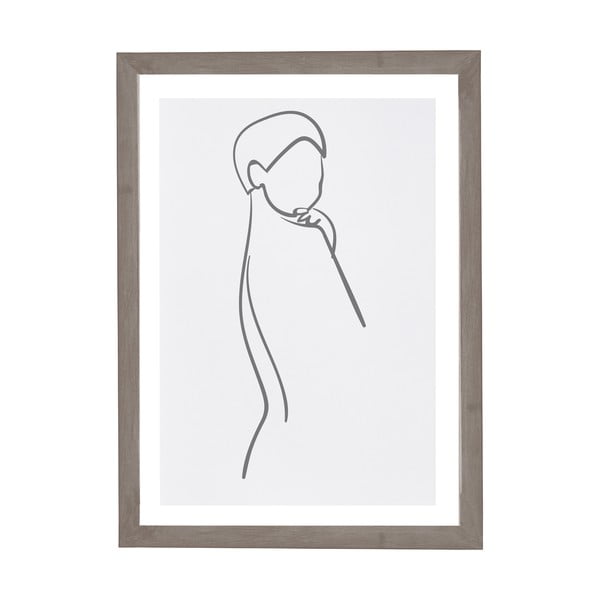 Картина за стена в рамка Женско тяло, 30 x 40 cm Woman Studies 2 - Surdic