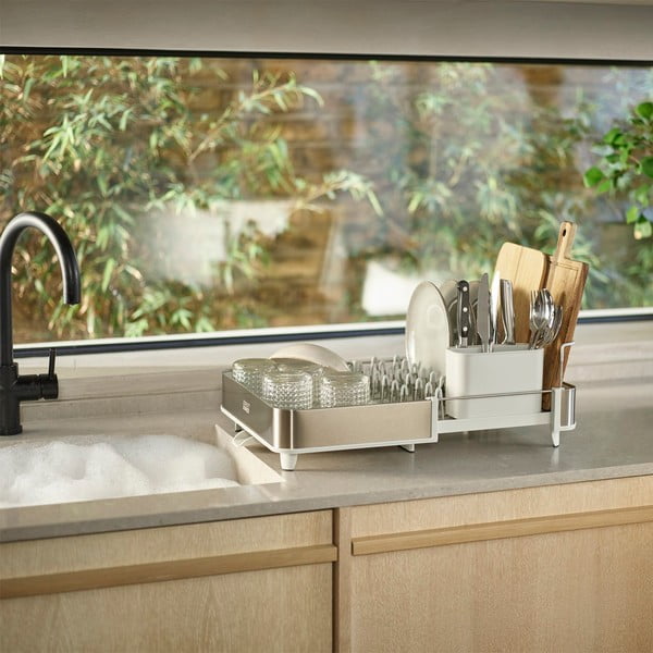 Метална тавичка за оттичане в сребрист цвят  Extend – Joseph Joseph-image-1