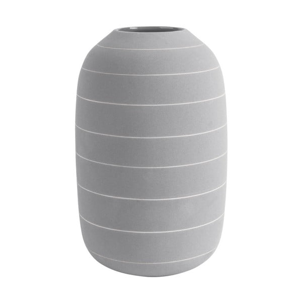Светлосива керамична ваза Terra, ⌀ 16 cm - PT LIVING