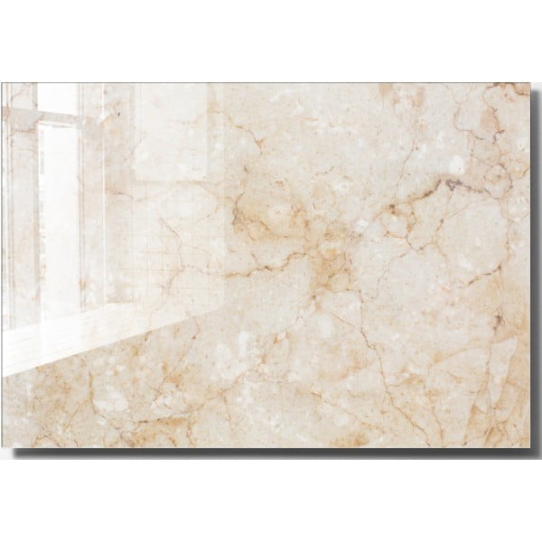 Картина върху стъкло 100x70 cm Marble - Wallity