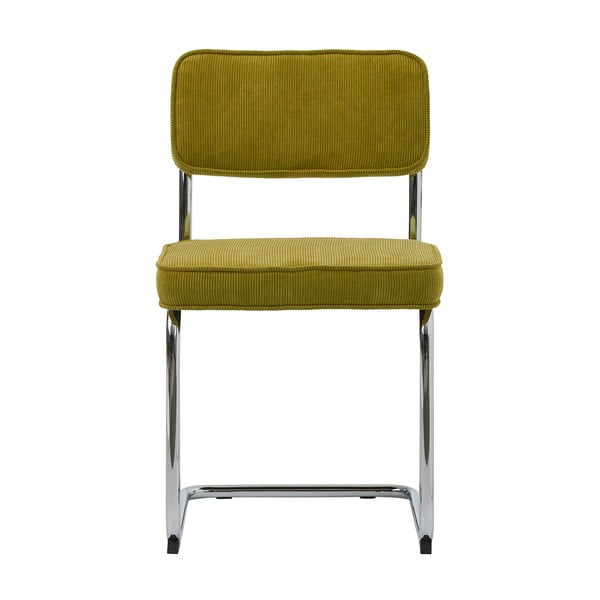 Зелен велурен трапезен стол Rupert – Unique Furniture-image-4