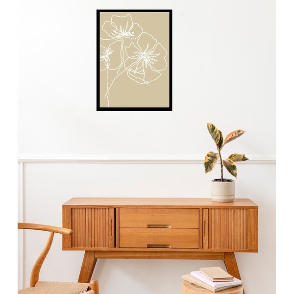 Постер 29x41 cm White Poppy – Veronika Boulová-image-1