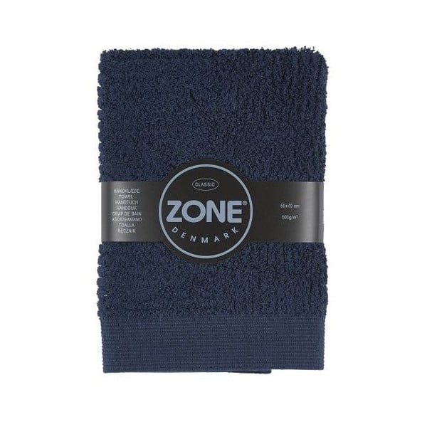 Синя памучна кърпа 70x50 cm Classic - Zone