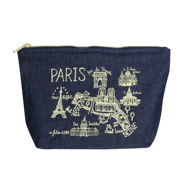 Чанта с цип от платно Paris Denim - Le Studio