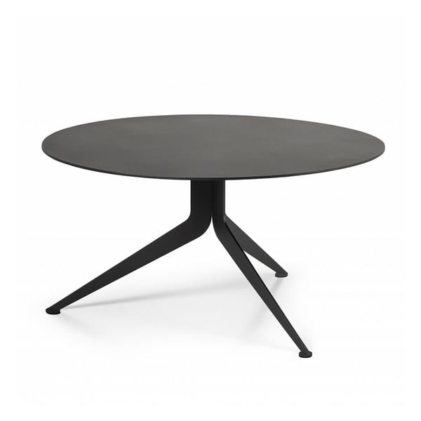 Черна метална кръгла маса за кафе ø 78 cm Daley - Spinder Design