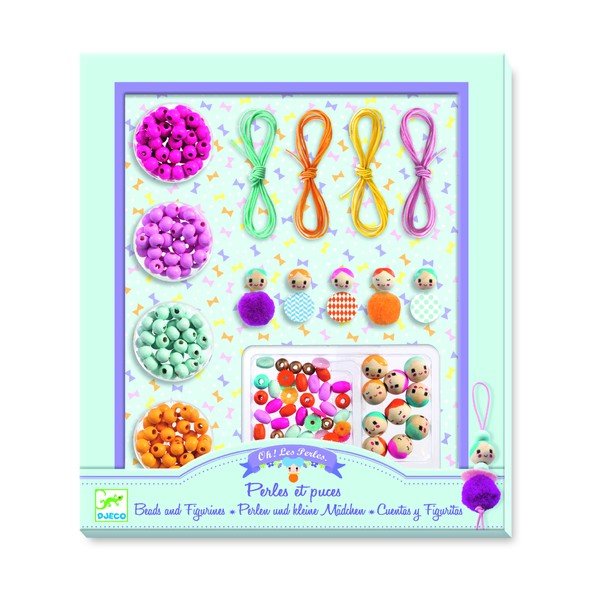 Комплект мъниста за изработване на фигурки - Djeco-image-1