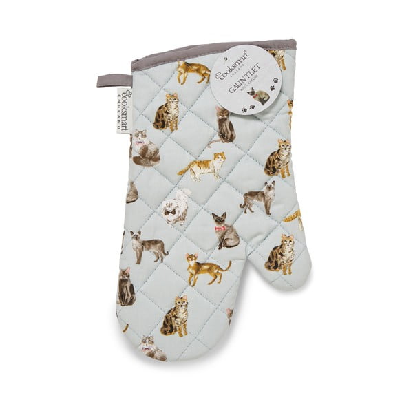 Сини памучни кухненски ръкавици Curious Cats - Cooksmart ®-image-2