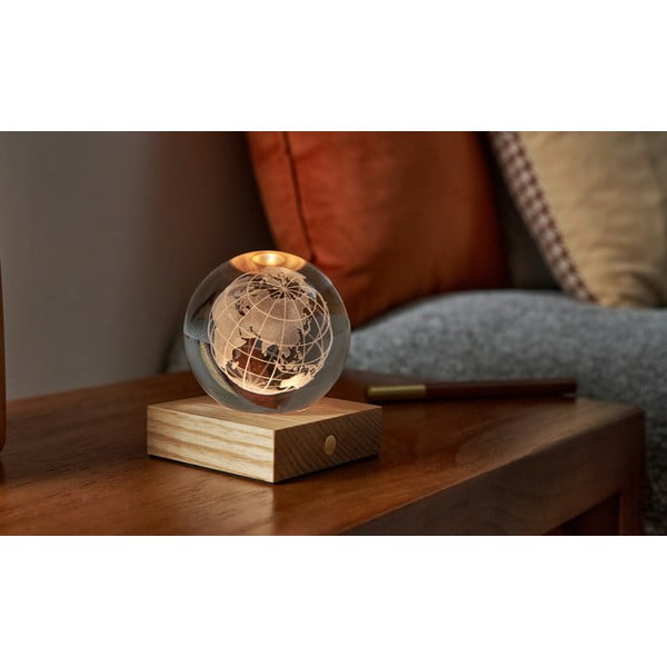 Тъмнокафява светлинна декорация с USB Amber – Gingko-image-4