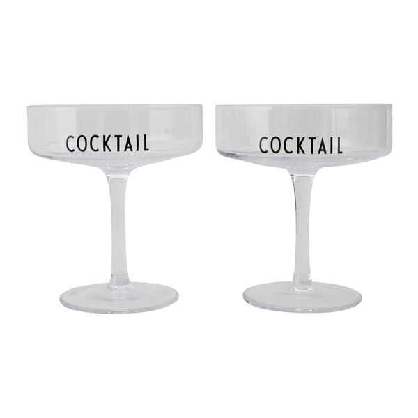 Комплект от 2 коктейлни чаши Cocktail - Design Letters