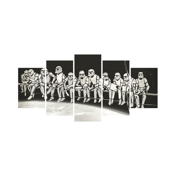 Vícedílný obraz Homemania Decor Black&White Clones