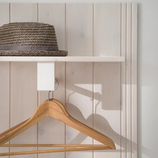 Бял комплект за коридор от масивен бор 60x120x25 cm Anita – Støraa-image-1