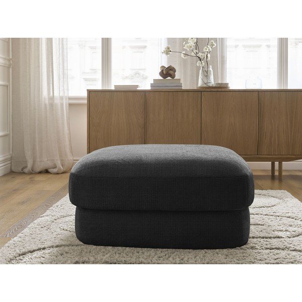 Черна шенилова табуретка Leonore – Bobochic Paris-image-3