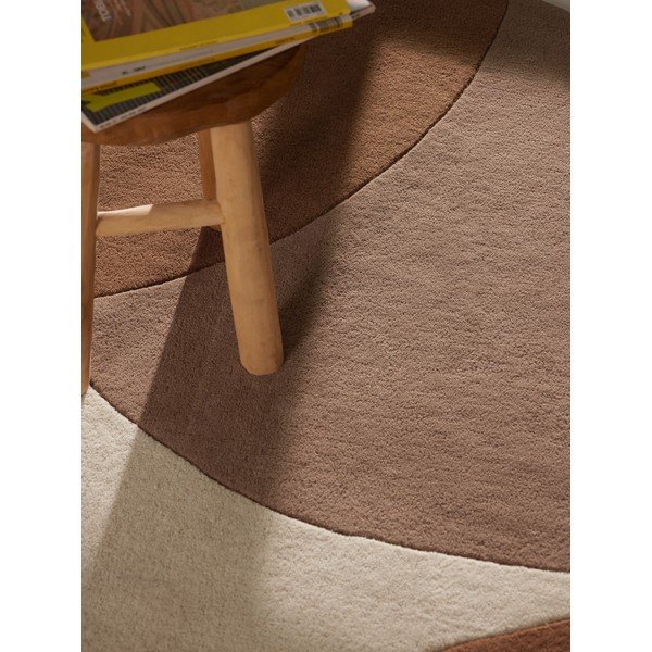 Вълнен килим в цвят кафяв коняк 120x170 cm Ruvia – Villeroy&Boch-image-2