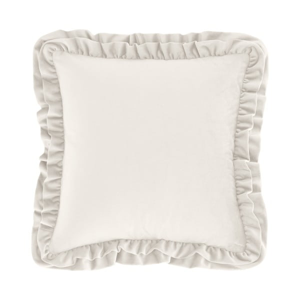 Кадифена декоративна възглавница 43x43 cm Velvet Double Frill – Catherine Lansfield