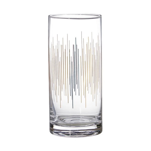 Sada 4 sklenic z ručně foukaného skla Premier Housewares Deco, 4,75 dl