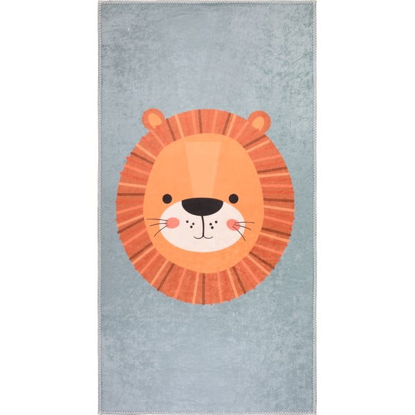 Детски килим в оранжев и светлосив цвят 160x230 cm Lion's Mane – Vitaus