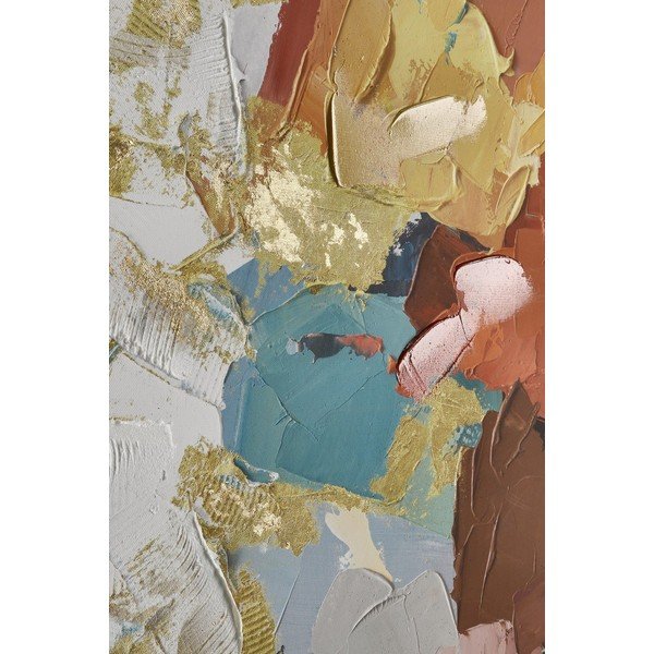 Печатна/с ръчно рисувани елементи върху платно картина 80x80 cm Crown – Bizzotto-image-1