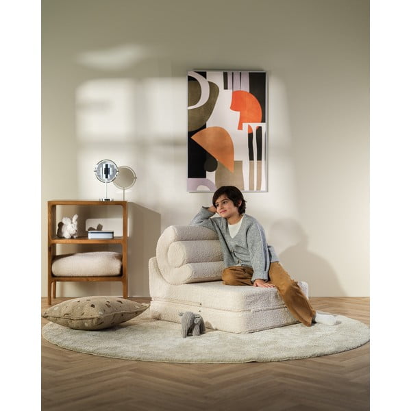 Кремав детски стол от букле Flipster – Wigiwama-image-3