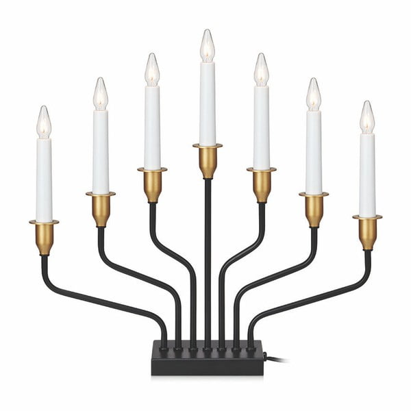 Черна коледна светлинна украса Brosa – Markslöjd