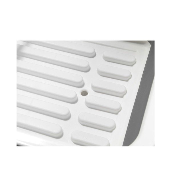 Бяло и сиво сгъваемо устройство за отцеждане на съдове Rack - Wenko-image-2