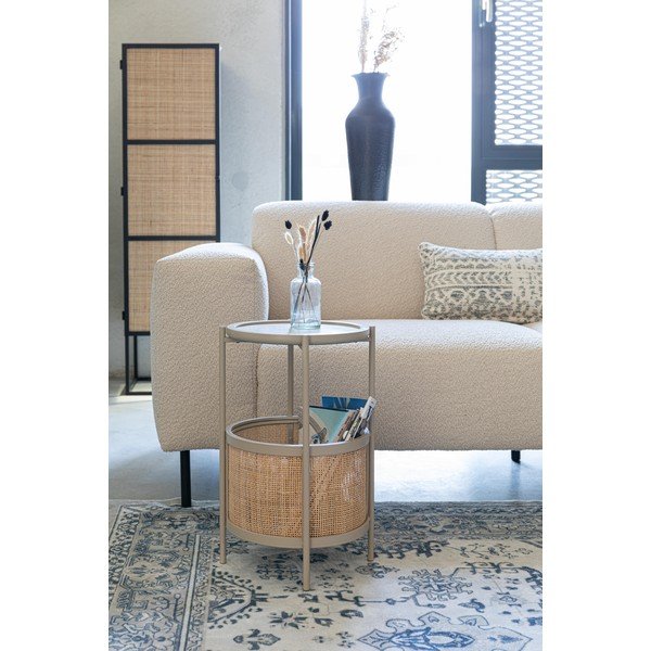 Кръгла странична масичка ø 30 cm Makoto – White Label-image-1