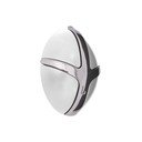 Бяла/в блестящо сребрист цвят стенна пластмасова кука Tick – Spinder Design