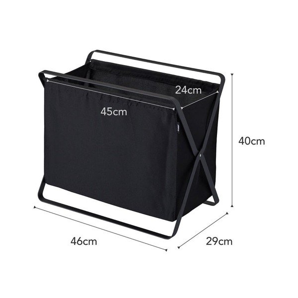 Черна кошница за съхранение Съхранение Tower - YAMAZAKI-image-4