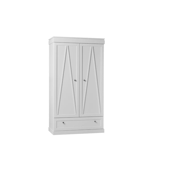 Бял гардероб с 2 врати , 112,7 x 205 cm Marie - Pinio