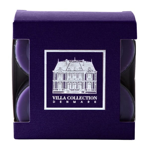 Комплект от 8 чаени свещи с аромат на лавандула и лайм - Villa Collection