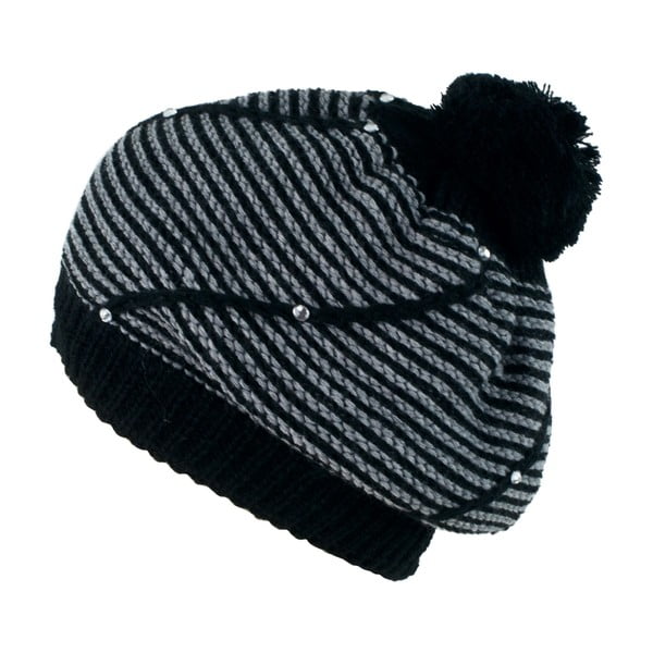 Черно-сива дамска шапка Basia - Art of Polo