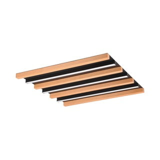 Черно и естествено LED затъмняващо се осветително тяло за таван 6x46 cm Fontana – Trio